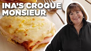 Ina Gartens Croque Monsieur  Barefoot Contessa  Food Network [upl. by Euqirrne]