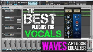 The Best Plugins For Vocals  Waves API 550B Equalizer [upl. by Namyw112]