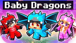 We Turned Into BABY DRAGONS In Minecraft [upl. by Artemus]