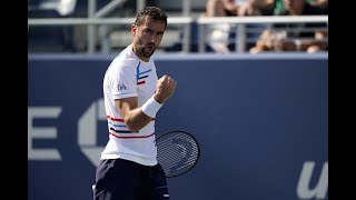 John Isner vs Marin Cilic  US Open 2019 R3 Highlights [upl. by Ahsie]