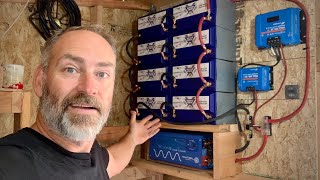 EASIEST Off Grid Solar Power System Battery Bank [upl. by Genna]