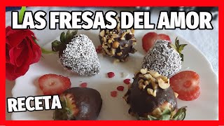 Fresas con chocolate para San Valentín 🥰 SIN AZÚCAR 🥰 Deliciosas [upl. by Ranjiv325]