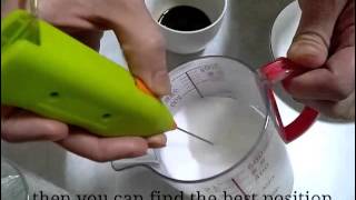 How To Make Latte Art with Mini Milk Frother [upl. by Libove]