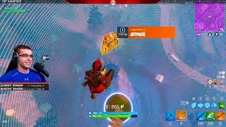 I picked up a Jetpack midair and then landed a trickshot Nick Eh 30s BEST Fortnite Moments 13 [upl. by Murdoch640]