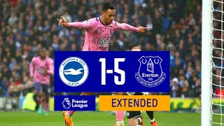 EXTENDED HIGHLIGHTS BRIGHTON 15 EVERTON [upl. by Joceline]