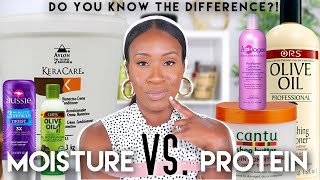 MOISTURE VS PROTEIN  The Benefits amp Differences Reading Product Ingredients  MORE  Relaxed Hair [upl. by Lenrow67]