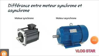 Différence entre moteur synchrone et asynchrone darija [upl. by Sherm341]