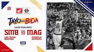 Highlights San Miguel vs Magnolia  PBA Philippine Cup 2020 [upl. by Anirtep]