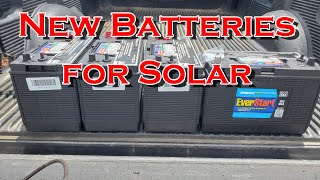 Everstart Maxx for Inexpensive Solar Battery Bank [upl. by Ertha]