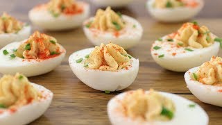 Deviled Eggs Recipe  How to Make Classic Deviled Eggs [upl. by Notsnarc169]