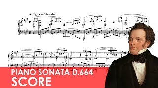 SCHUBERT Piano Sonata No 13 in A major Op 120  D664 Score [upl. by Niki251]