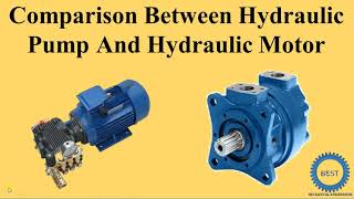 Comparison Between Hydraulic Pump And Hydraulic Motor [upl. by Nilrev998]