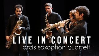 Live in concert 2018  Arcis Saxophon Quartett [upl. by Lonergan]