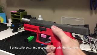 3D Printed SIG P320 Grip Module  Not Drop Safe [upl. by Wanids]