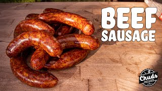 The Secret to Beef Sausage  Chuds BBQ [upl. by Ilse]