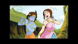 Krishna Cartoon Network Bgm  Title Song  Flute Melody By Gkv Toons GkvToons [upl. by Aralc198]