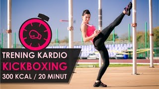 Trening Kardio KickBoxing  300 kcal w 20 minut [upl. by Eentrok519]