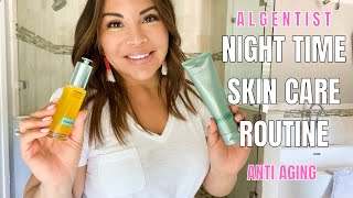 Nighttime Skincare Routine  Algenist Anti Aging Collection [upl. by Dachi]