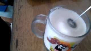 Aerolatte Review Frothing Cold Milk In Under 1 Minute [upl. by Hunger]