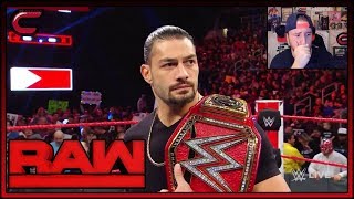 Roman Reigns Heartbreaking Leukemia Announcement Reaction [upl. by Tanhya]